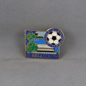 Vintage Olympic Pin - Birmingham Alabama Soccer Venue Atlanta 1996 - Inlaid Pin